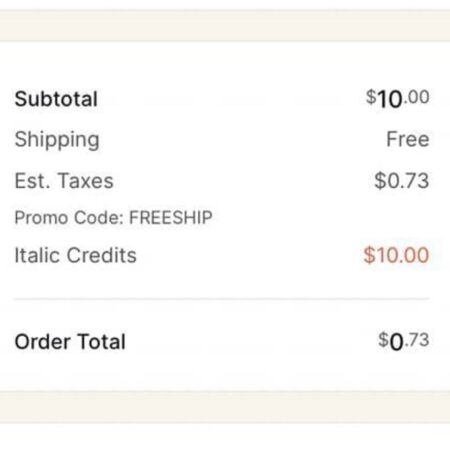 Right now you can score FREEBIES with Free Shipping on Italic! Thumbnail
