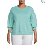 Plus Size Puff Sleeve Sweatshirts ONLY $5! (was $14) Thumbnail
