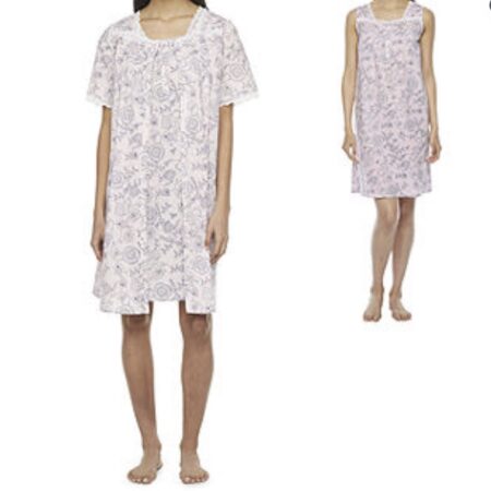 Only $11! Nightgown Set 2-pc. Short Sleeve! Thumbnail