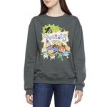 ONLY $6! Womens Crew Neck Long Sleeve Rugrats Sweatshirt Thumbnail