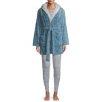 Women’s Hooded Sherpa Robe only $12.99! Thumbnail