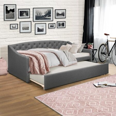 WOW! Tufted Upholstered Twin Daybed With Trundle ONLY $259(WAS $359) Thumbnail