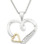 Price drop! 10K Gold Diamond Accent Heart Pendant only $119 Thumbnail