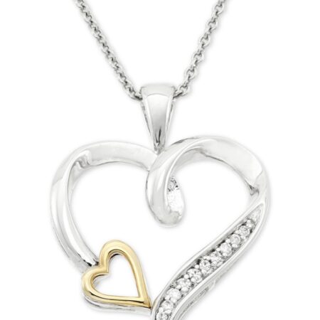 Price drop! 10K Gold Diamond Accent Heart Pendant only  $119 Thumbnail