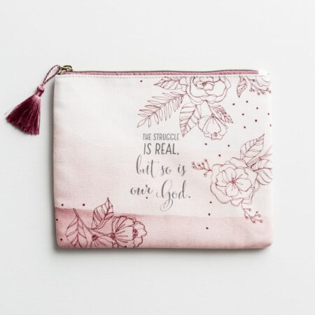The Struggle Is Real Canvas Pouch only $8! Thumbnail