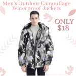 Men’s Outdoor Camouflage Waterproof All weather Jacket ONLY $18! (with promo code) Thumbnail