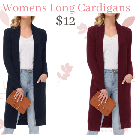 Woman’s Long Cardigans ONLY $12.60! Thumbnail