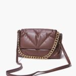 2 Bags for $23! Chevron Quilted Crossbody Bag Thumbnail