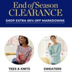 Take an EXTRA 60% off Clearance at Talbots plus FREE SHIPPING! Thumbnail