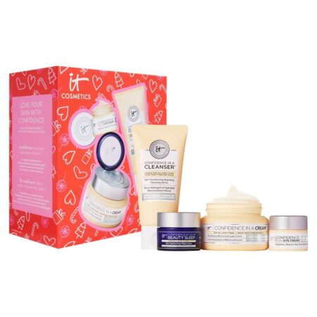 HOT DEAL! It Cosmetics Love Your Skin 4-Piece Anti-Aging Skincare Set ONLY $22!  ($95 VALUE) Thumbnail