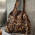 Large Brown leopard print tote Only $16.99! Thumbnail