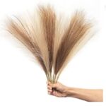 Faux Pampas Grass, Set of 6 Stems Large Tall 17” ONLY $12! Thumbnail