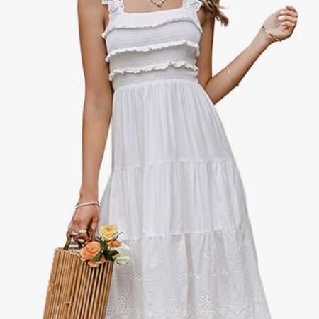 Gorgeous Lace Ruffle MIDI Dress only $17.04 Thumbnail