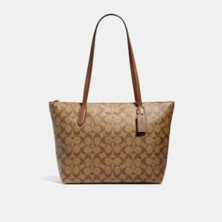 Price drop! Coach Zip Top Signature Tote only $111.20 Thumbnail