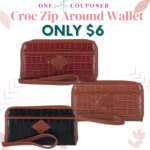 85% OFF! St. John’s Bay Croco Zip Around Wallet ONLY $6! (was $40) Thumbnail