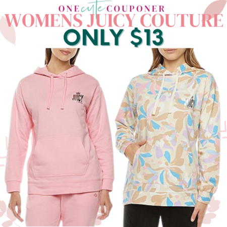 75% OFF! JUICY COUTURE FRENCH TERRY WOMENS HOODIE!  ONLY $13! (was $55) Thumbnail