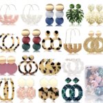 PRICE DROP! 18 Pairs Statement Rattan Earrings for Women ONLY $20! Thumbnail