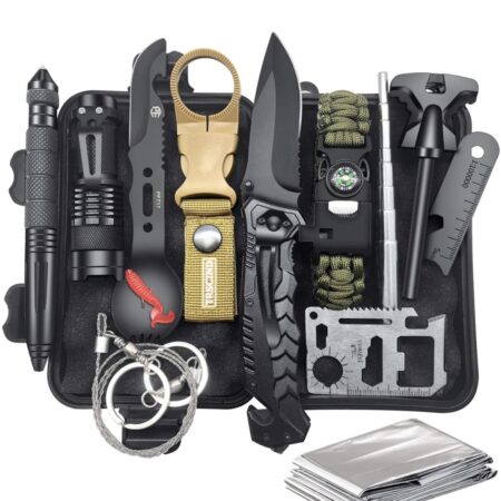 PRICE DROP! Survival Gear and Equipment 12 in 1, Survival Kits. ONLY $24! Thumbnail