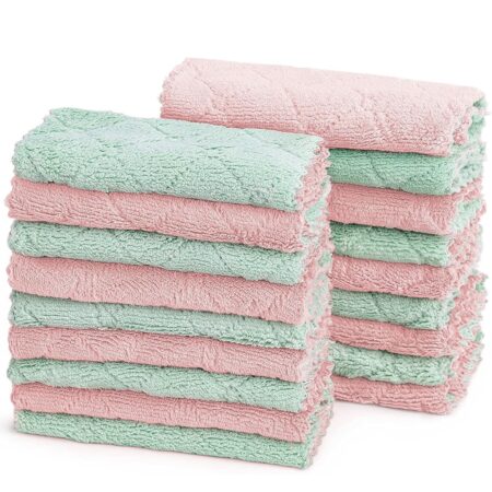 ONLY $6! 18 Pack Kitchen Dishcloth,Super Absorbent Microfiber Thumbnail