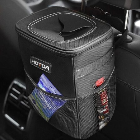 ONLY $8! (Was $24) Car Trash Can with Lid and Storage Pockets, 100% Leak-Proof Thumbnail