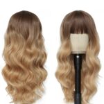 Long Wavy Ombre Wig with Bangs 22″ ONLY $12! Thumbnail