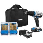 PRICE DROP! HART 20-Volt Cordless 1/2-inch Drill Kit with 29-Piece Accessory and 10-inch Storage Bag, (1) 1.5Ah Lithium-Ion Battery ONLY $78! (Was $152) Thumbnail