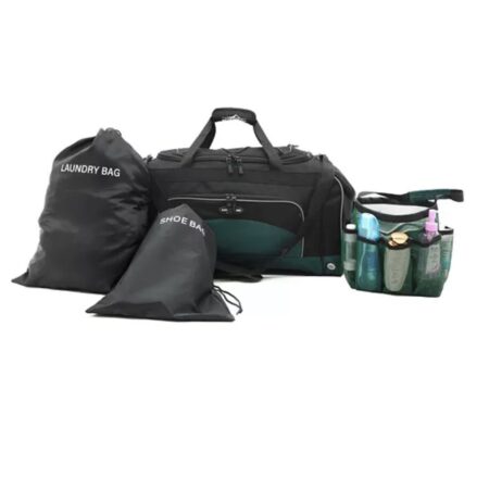 4-Piece Gym Duffel Set ONLY $29! 3 colors available Thumbnail