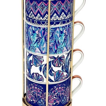 55% OFF! Lilly Pulitzer Assorted 4-Piece Cappuccino Cup Set, ONLY $22! (was $52) Thumbnail