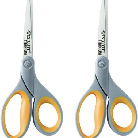 Westcott 8″ Soft Grip Titanium Bonded Scissors 2-Pack! ONLY $9.88 (was $25) Thumbnail