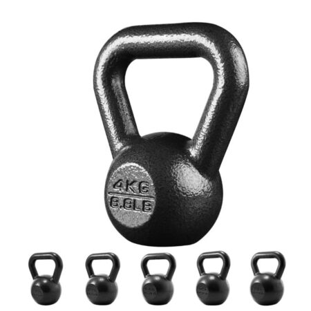 ONLY $8! Kettlebell, Durable Hammer tone Finish, 8.82 Lbs Thumbnail