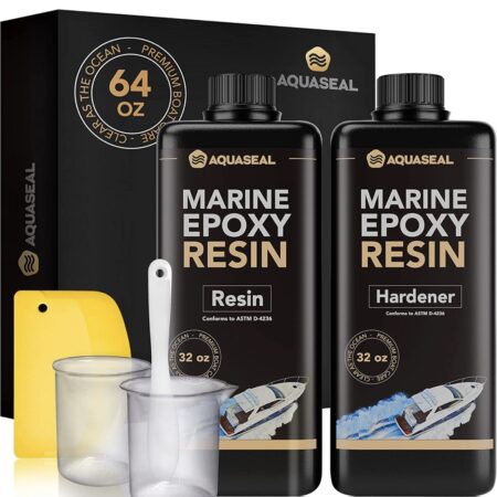 PRICE DROP! 64oz Marine Epoxy Resin Kit | Fast Set Clear Epoxy Resin ONLY $19.99! (Was $46) Thumbnail