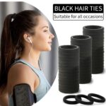 100PCS Black Hair Ties only $5.94! Thumbnail