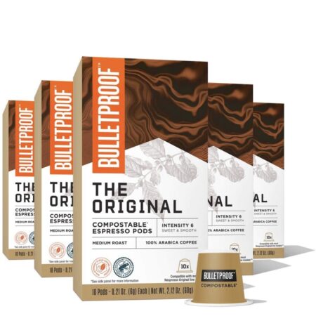 50 Count, Bulletproof Keto Single Serve Coffee Capsules ONLY $19.99! (was $39) Thumbnail