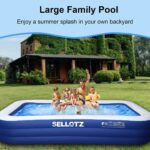 Inflatable Pool for Kids and Adults, 120″ X 72″ X 22″ Oversized ONLY $63! (was $99) Thumbnail