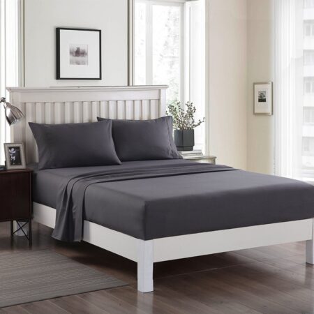 Price drop! Dark Grey 4pc Queen Sheet Set only $20.46! Thumbnail