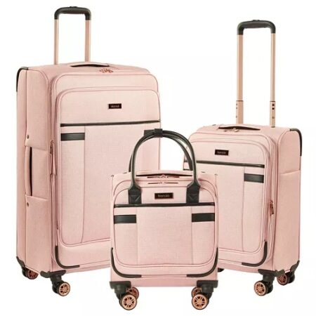 Price drop! kensie Hudson Expandable Rolling Softside Luggage Set, 3 Piece only $199 Thumbnail