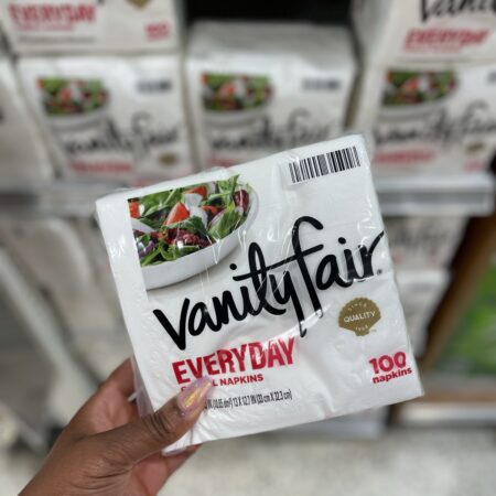 ONLY .65 cents each! Vanity Fair Napkins 80 or 100 ct pkg Thumbnail