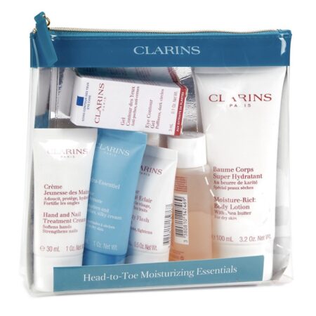 70% OFF! CLARINS<br>Head-To-Toe 6-Piece Moisturizing Essentials Travel Set ONLY $29! (was $102) Thumbnail