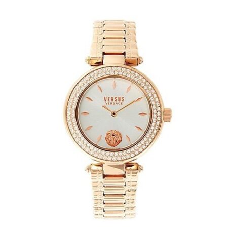 VERSACE Stainless Steel & Pavé Crystal Bracelet Watch ONLY $129! Thumbnail