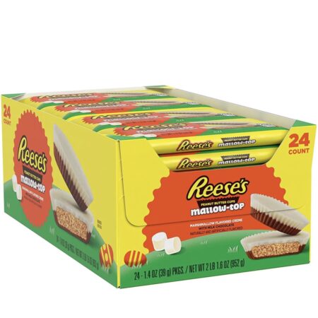 24 Pack! REESE’S Mallow-Top Marshmallow Creme Peanut Butter Cups 1.4 oz  ONLY $14.89! 24 count Thumbnail