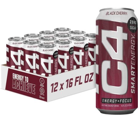 PRICE DROP! 12 Pack! C4 Smart Energy Drink – Sugar Free Performance Fuel & Nootropic Brain Booster 16 Oz  ONLY $20!  (was $32) Thumbnail