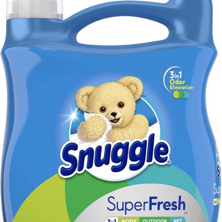 Only $5.49! Snuggle Plus Super Fresh Liquid Fabric Softener with Odor Eliminating Technology, 95 OZ! Thumbnail