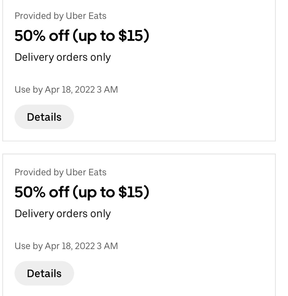 Uber eats 50 off hot sale code for new users