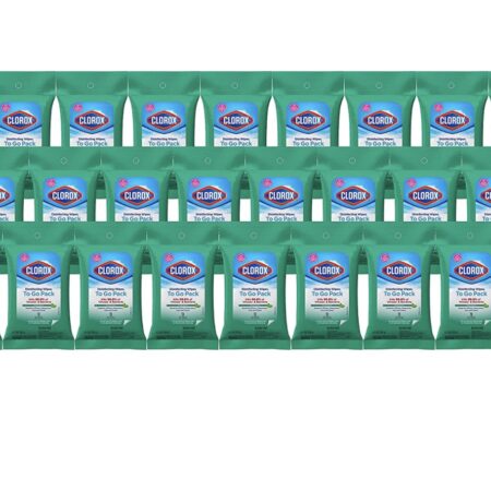 RUN DEAL!! 24 PACKS! Clorox Disinfecting On The Go Travel Wipes, ONLY $11! Thumbnail