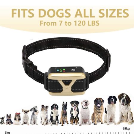 53% OFF! Bark Collar, Rechargeable Dog Barking Training Collar with Beep, Vibration, Shock ONLY $16.98! Thumbnail