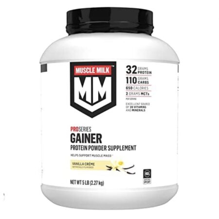 HUGE 5 lb Muscle Milk Gainer Protein Powder, Vanilla Creme! 51% OFF! ONLY $28! (was $56) Thumbnail