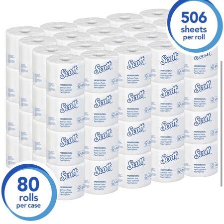 Hot Deal! 47% OFF! 80 LARGE Rolls Of Scott Professional 100% Bulk Toilet Paper ONLY $47! (was $86) Thumbnail