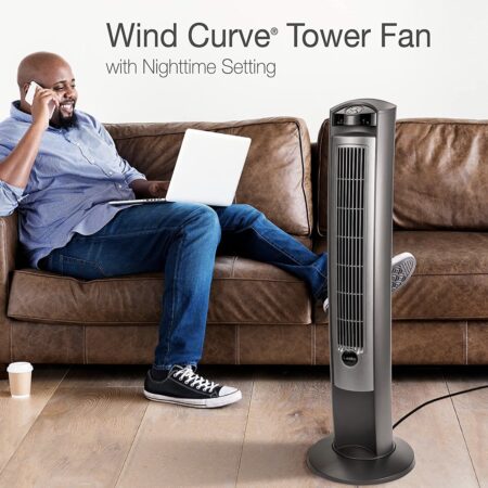 Lasko 42″ Oscillating Tower Fan with Remote Control, 3-speeds ONLY $64! (with coupon) Thumbnail