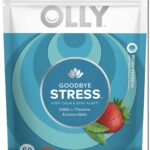 ONLY $4.99! OLLY Goodbye Stress Gummy, Stress Relief Supplement, Berry – 60 Count Thumbnail