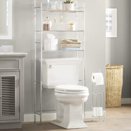 HURRY! 70% OFF! Over-The-Toilet Storage 23″ W x 60″ H x 9.5″ ONLY $15! (was $49!) Thumbnail